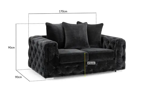 Ankara Slate 2 Seater Sofa