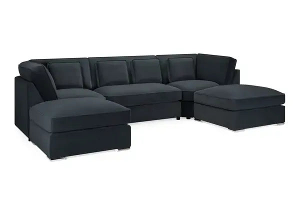 Belgravia Slate U shape Corner Sofa