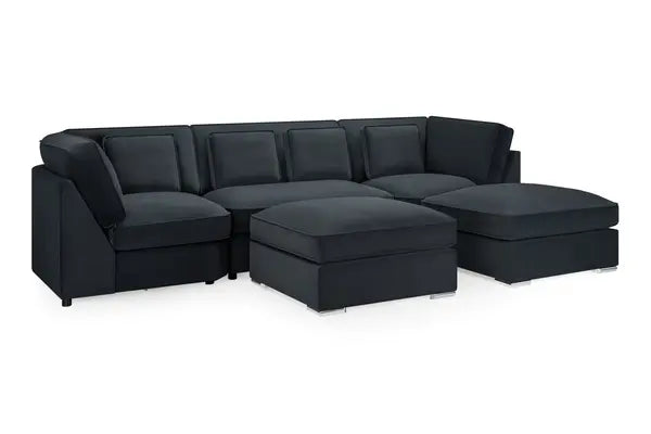 Belgravia Slate U shape Corner Sofa