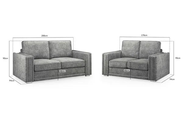 Bentley 2 and 3 Seater Sofa Set