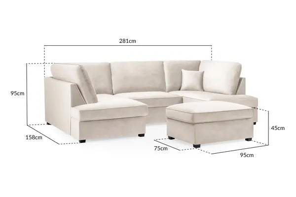 Carnaby U shape Corner Sofa