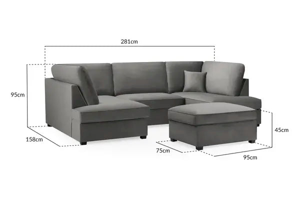 Carnaby U shape Corner Sofa