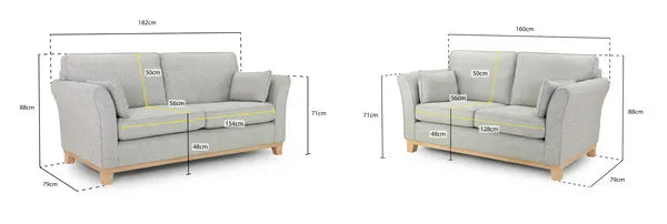 Delta 3 and 2 Seater Sofa