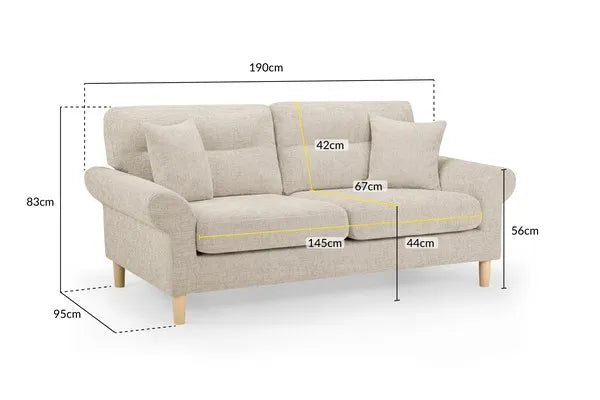 Florence 3 Seater Sofa