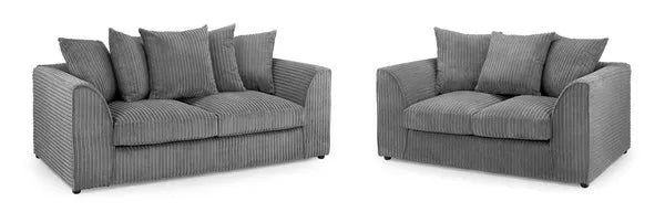 Harley Jumbo 3 and 2 seater Sofas