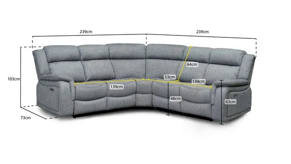 Linden Large Recliner Corner Sofa