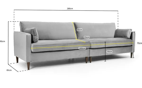 Munich 4 Seater Sofa