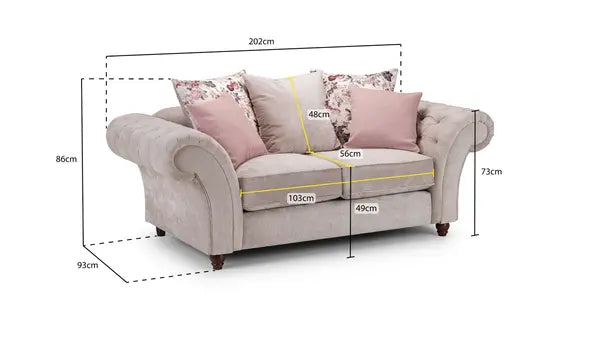 Roma 2 Seater Sofa