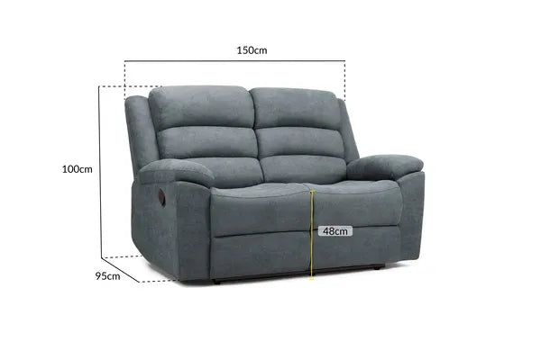 Sable Recliner 2 Seater Sofa