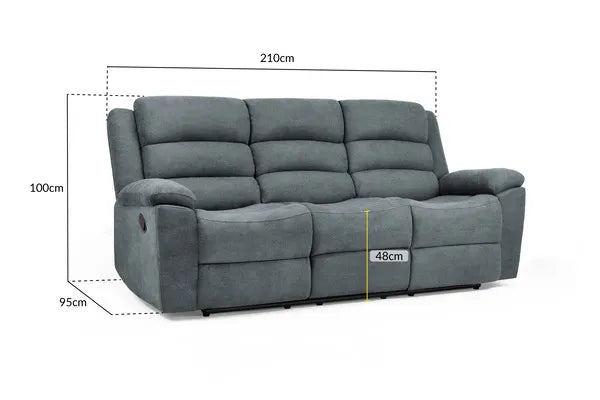 Sable Recliner 3 Seater Sofa