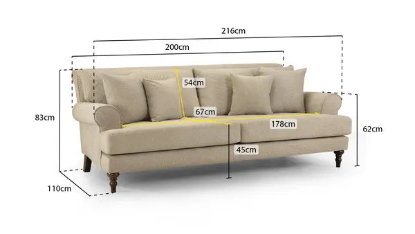 Summer 4 Seater Sofa