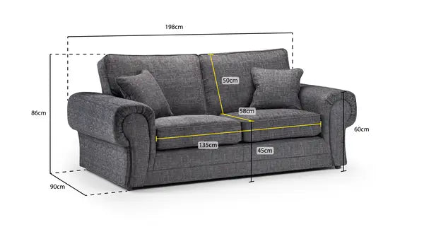 Wilcot Fullback 3 Seater Sofa