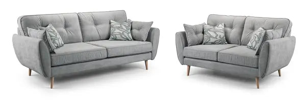 Zinc 2 and 3 Seater Sofa Set