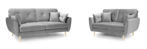 Zinc 2 and 3 Seater Sofa Set